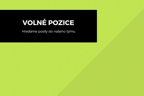 Aktuálně nabízené volné pozice