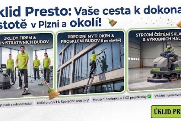 Profesionální generální a jednorázové úklidy v Plzni a okolí?